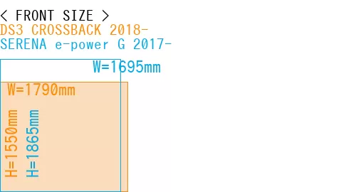 #DS3 CROSSBACK 2018- + SERENA e-power G 2017-